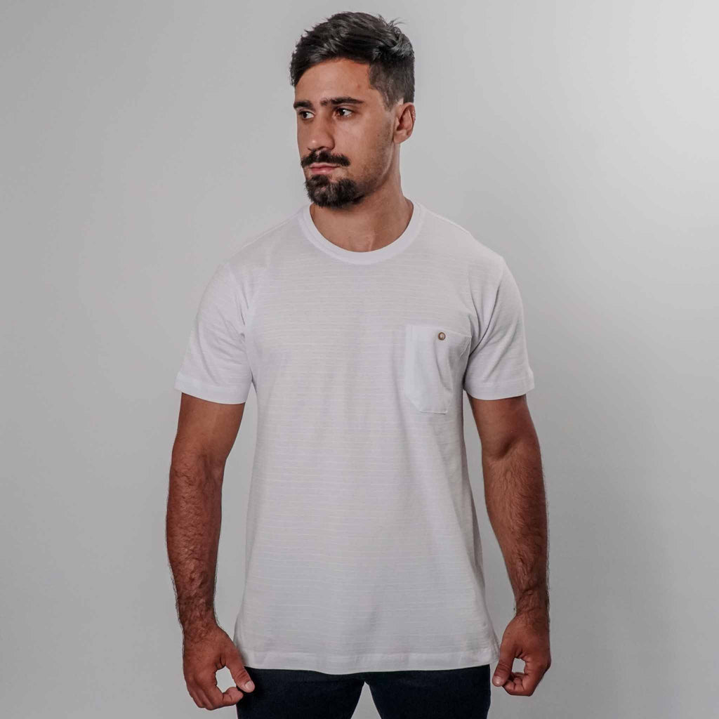 Camisa de Algodão com Bolso