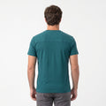 Camiseta Texturizada com Gola V Transpassada