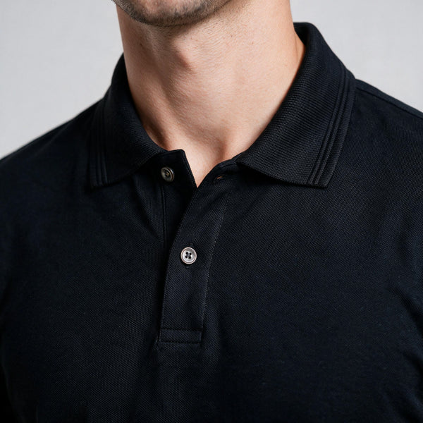Polo Malha Casual 2 Botões