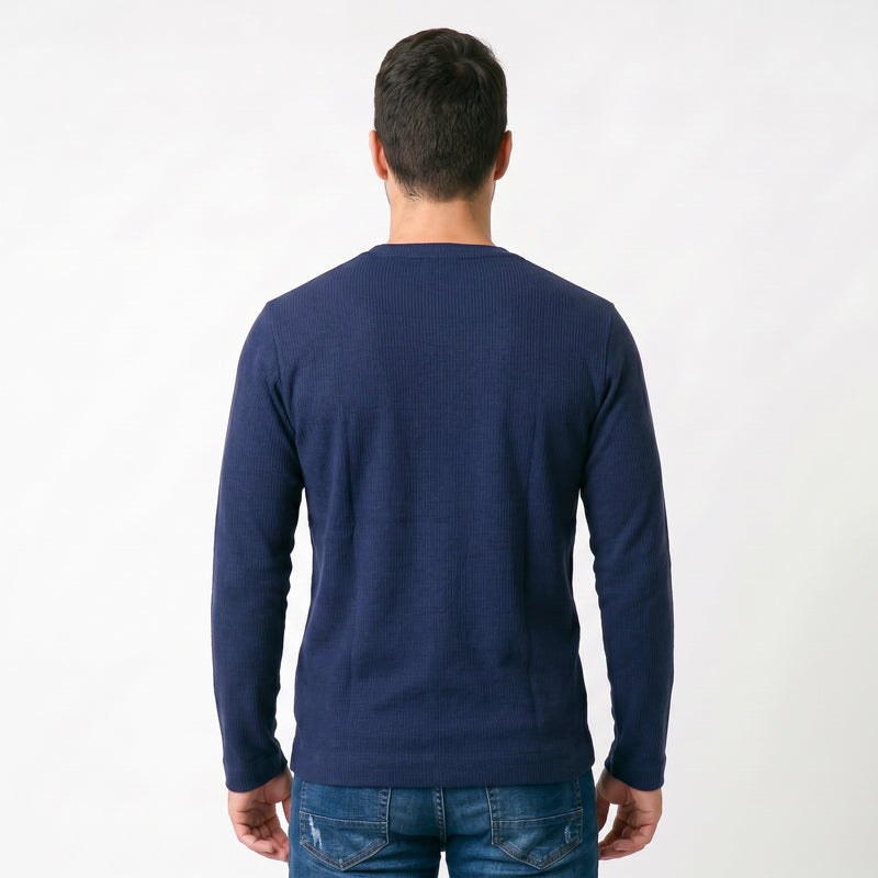 Camiseta Manga Longa Gola Transpassada