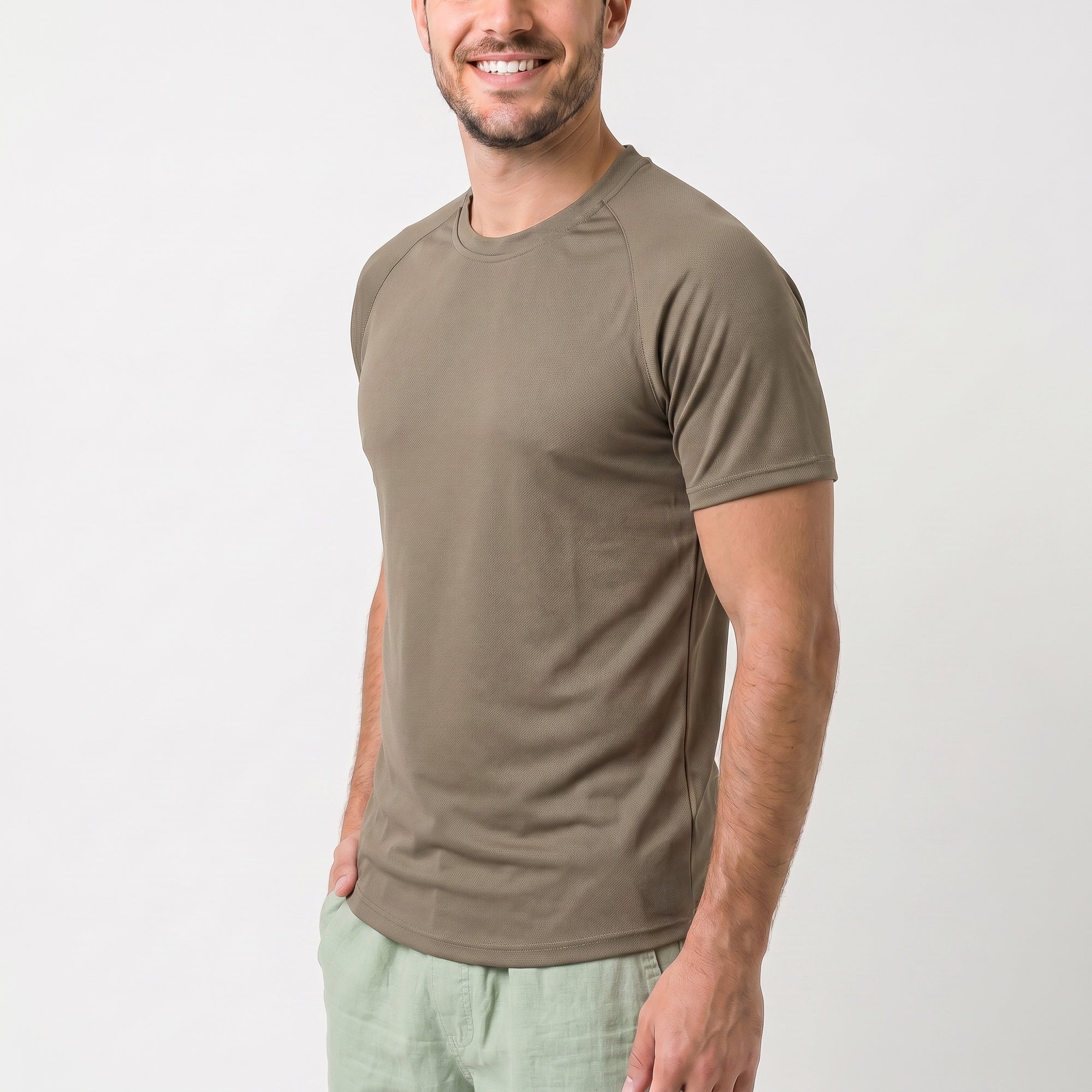 Camiseta Raglan Gola Olímpica KNK Tech
