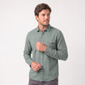 Camisa Social Manga Longa Flanelada