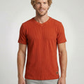 Camiseta Gola V Transpassada