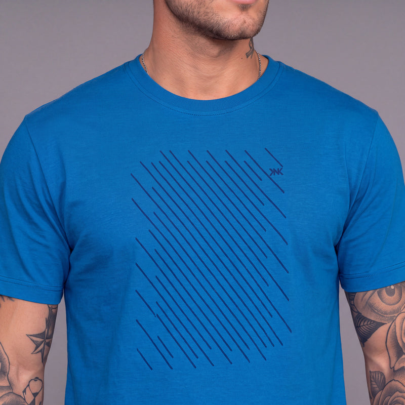 Camiseta KNK Silk Malha – Azul