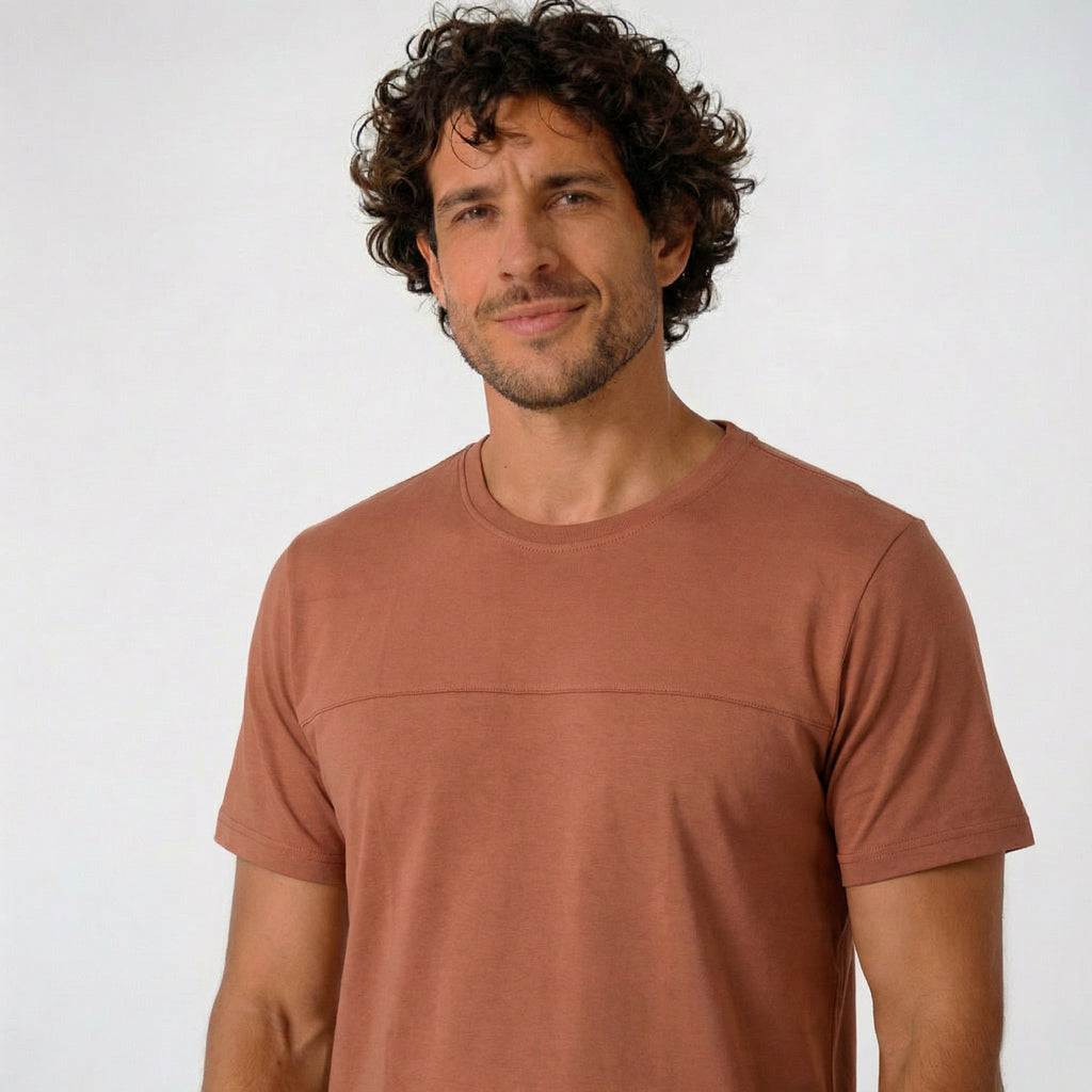 Camisa Casual com Recorte