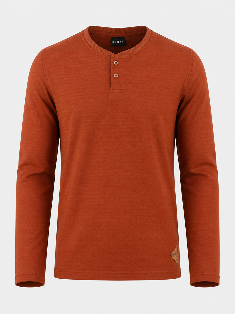 Camisa Gola Portuguesa 2 Botões Manga Longa