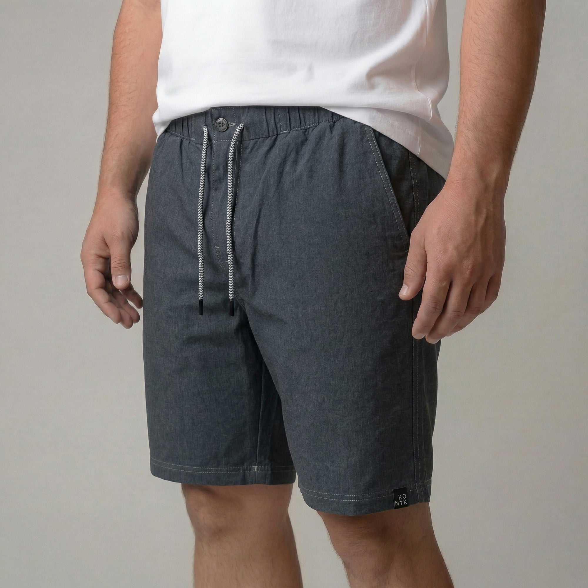 Bermuda Elástico Microfibra Mescla - My Size