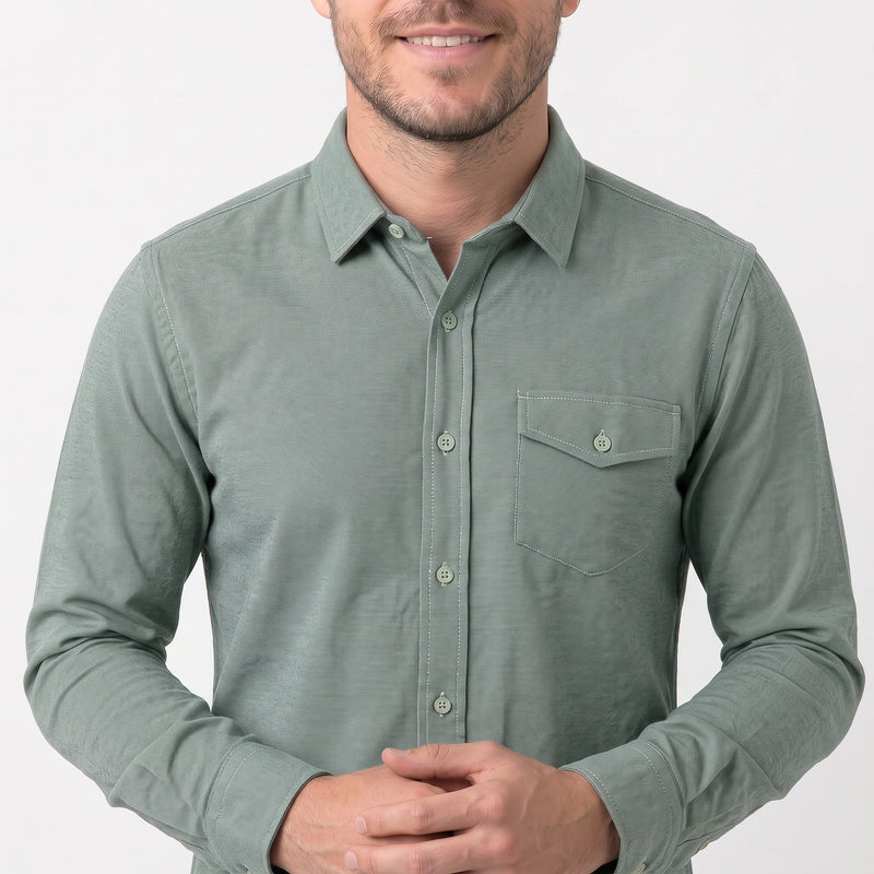 Camisa Social Manga Longa Flanelada
