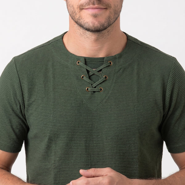 Bata Casual 6 Ilhós Cordão Embutido