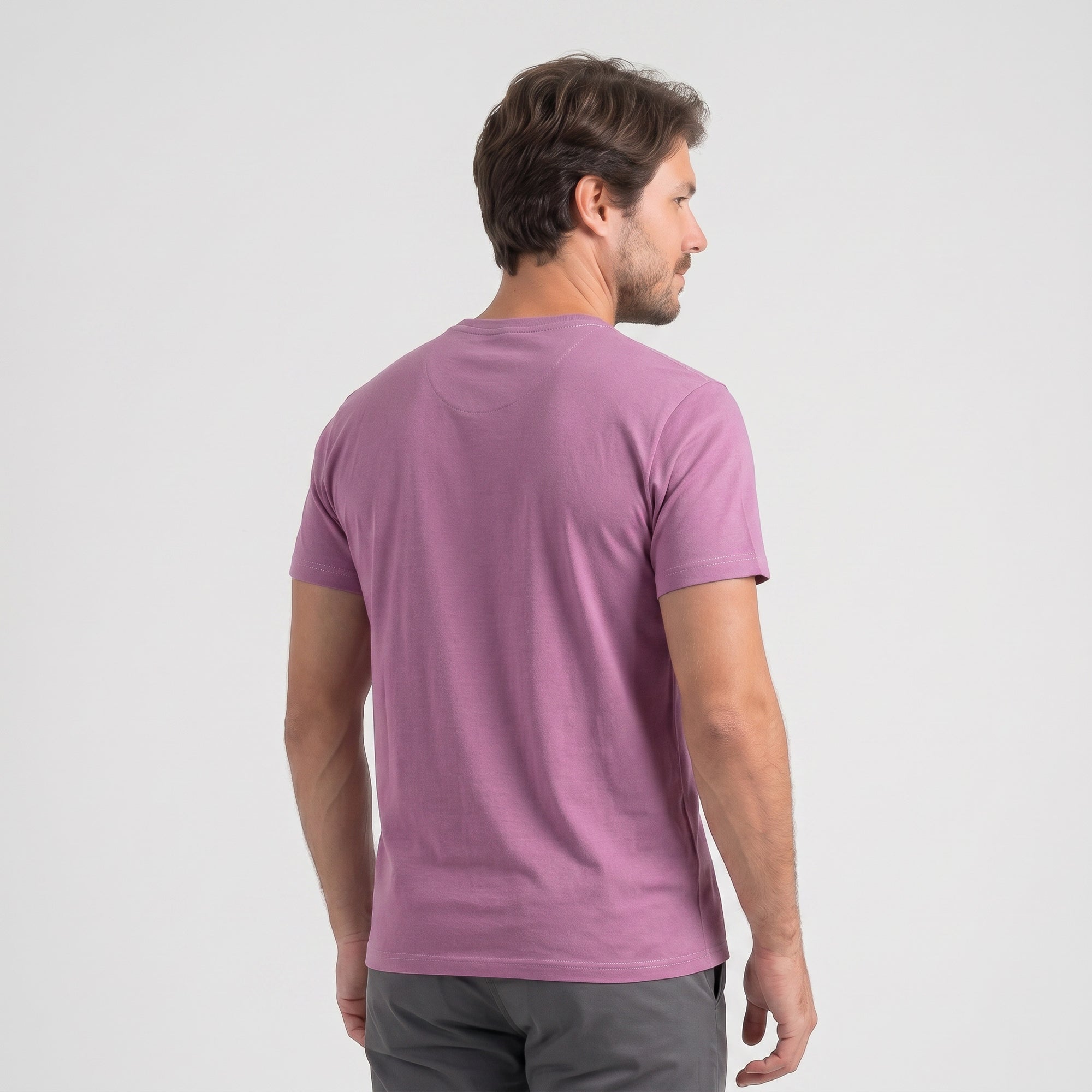 Camiseta Masculina Silk KNK Lilás