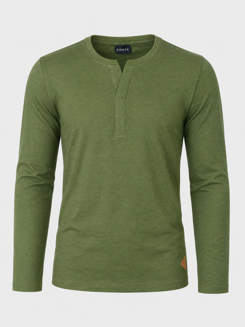 Camiseta Manga Longa Gola Patô Alongado
