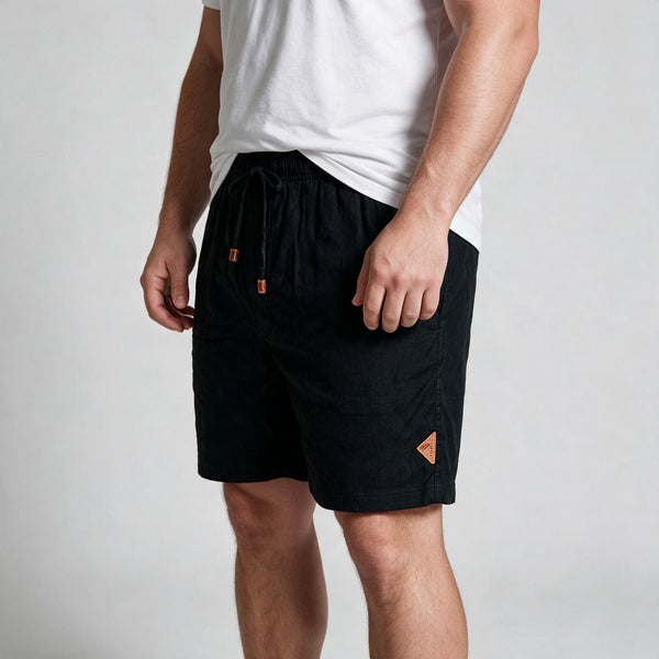 Short Linho Casual com Elástico My Size