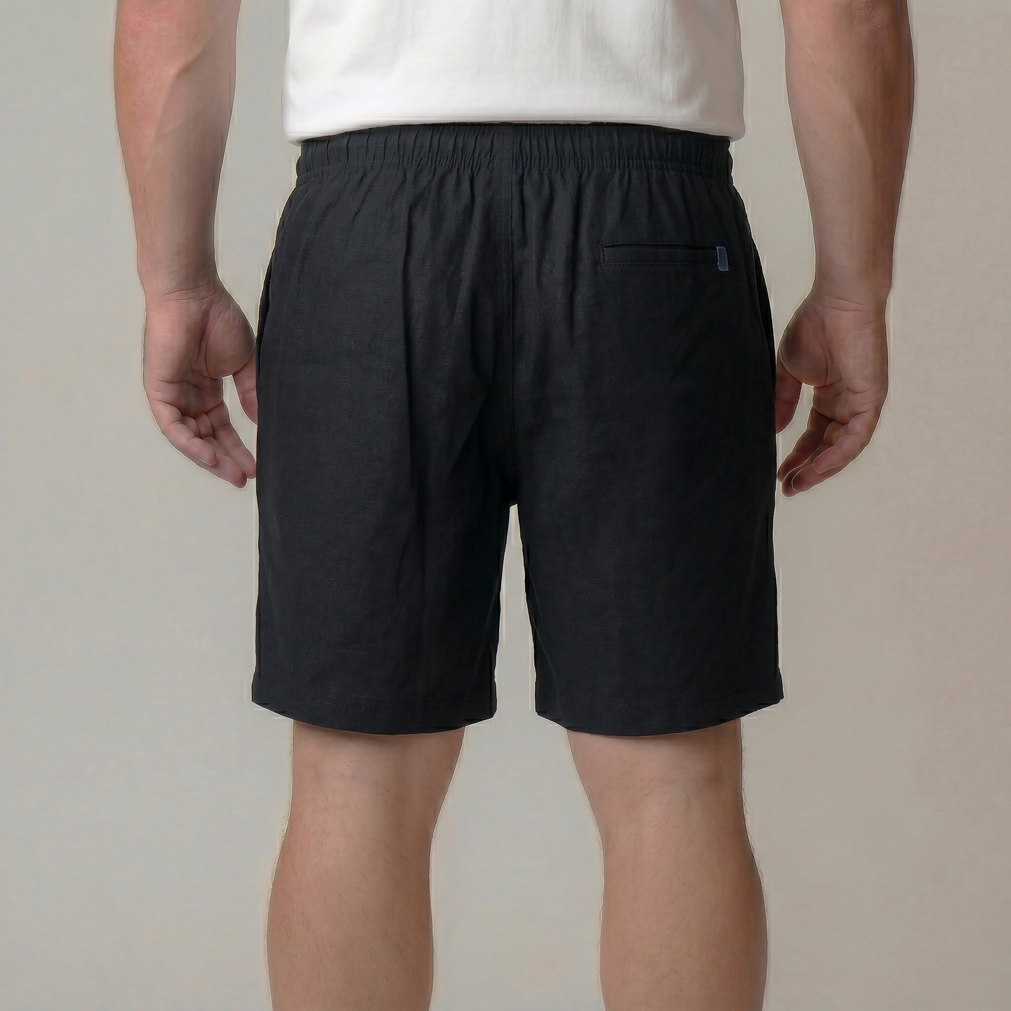 Short Elástico com Linho - My Size