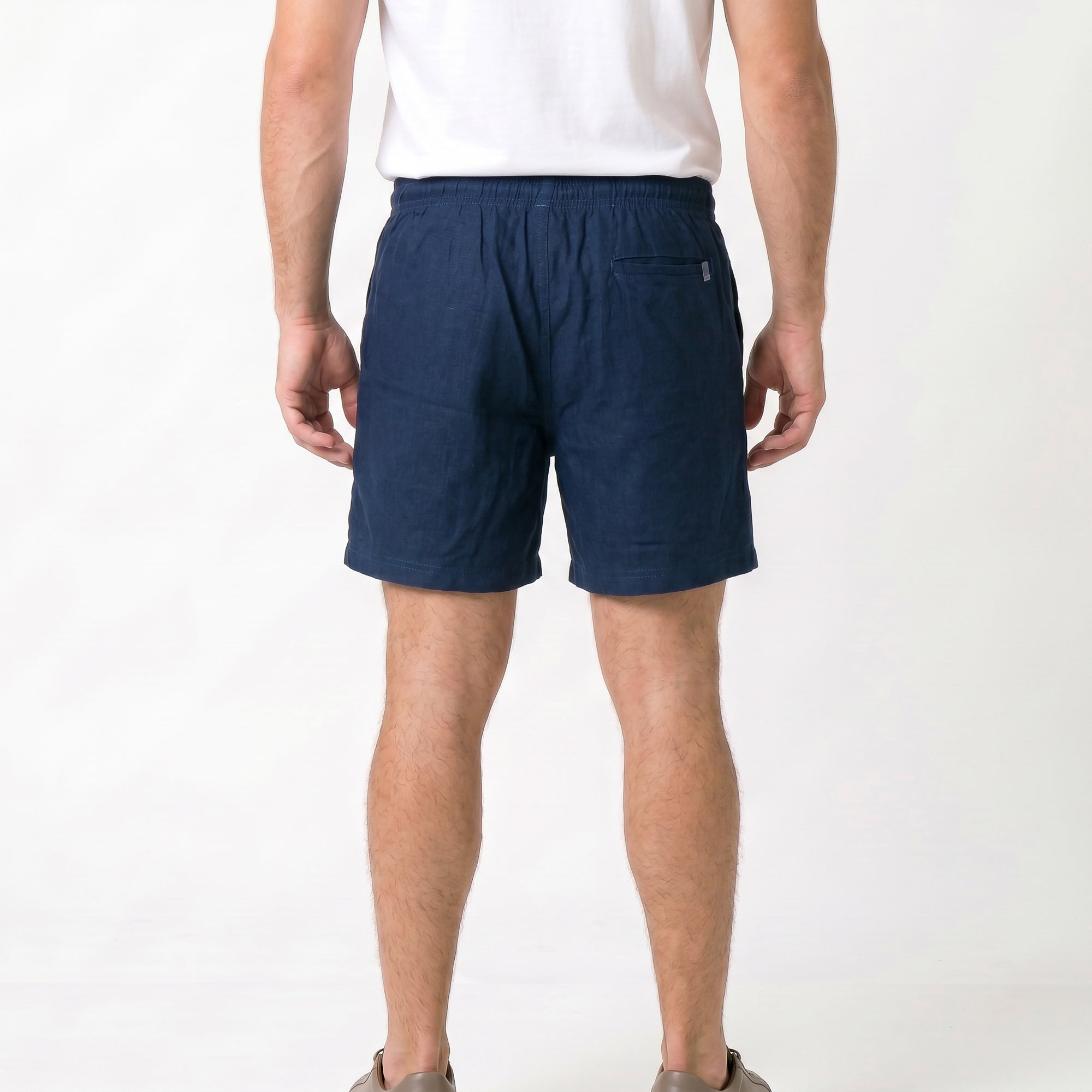 Short Elástico com Linho
