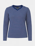 Camisa Gola V Manga Longa Listrada