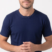 Camiseta Casual Gola Olímpica Dupla