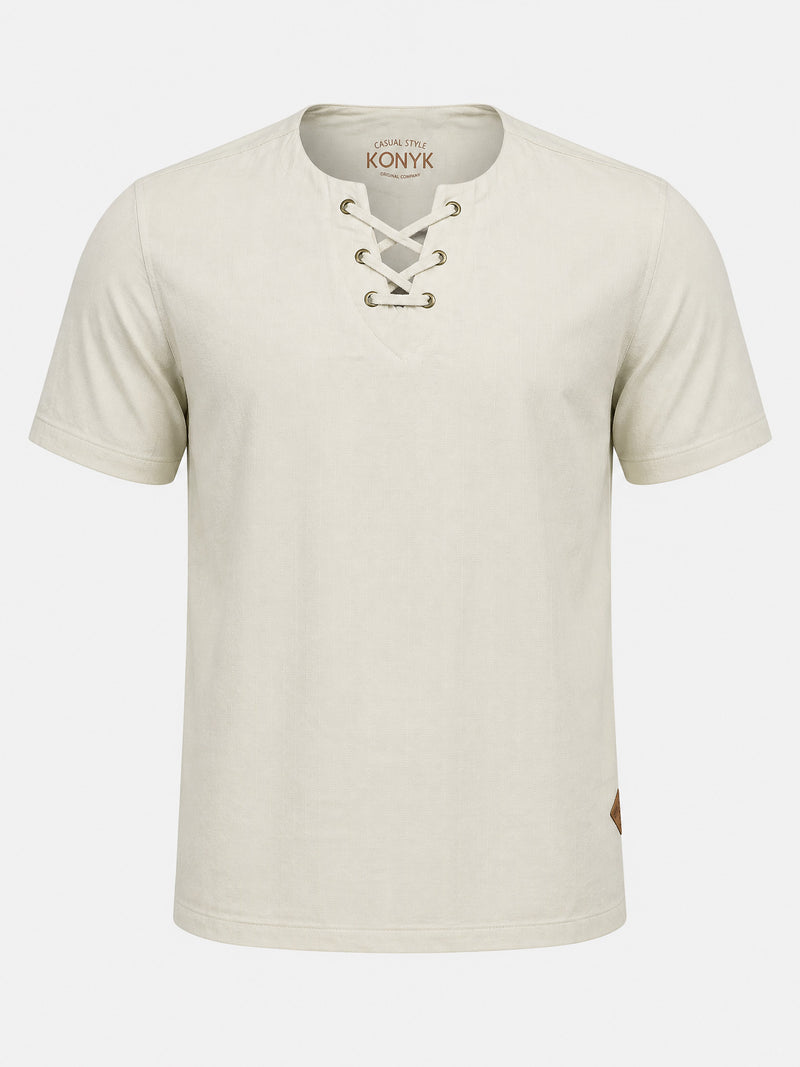 Bata Masculina com 6 Ilhós
