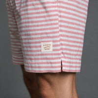 Short Elástico Listrado Flamê – Coral