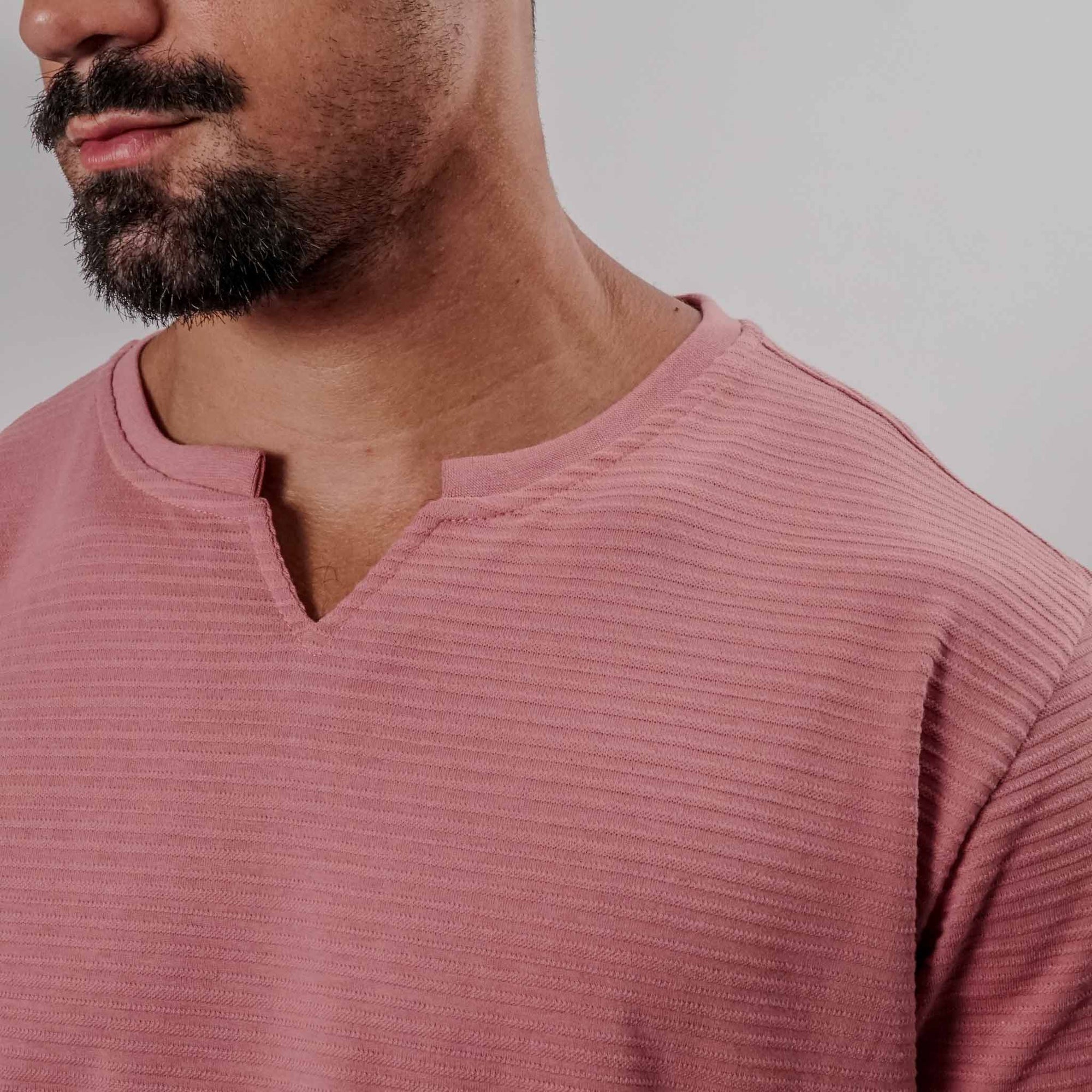 Camisa Casual com Gola Gota