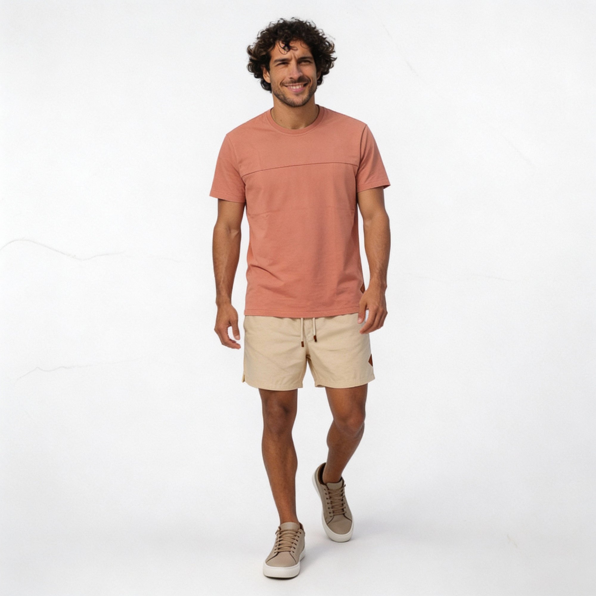 Camisa Casual com Recorte