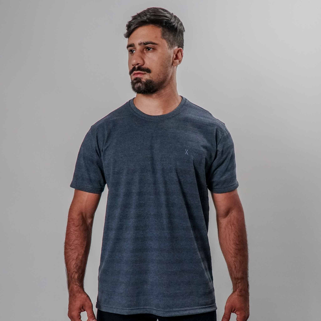 Camisa Listras Texturizadas