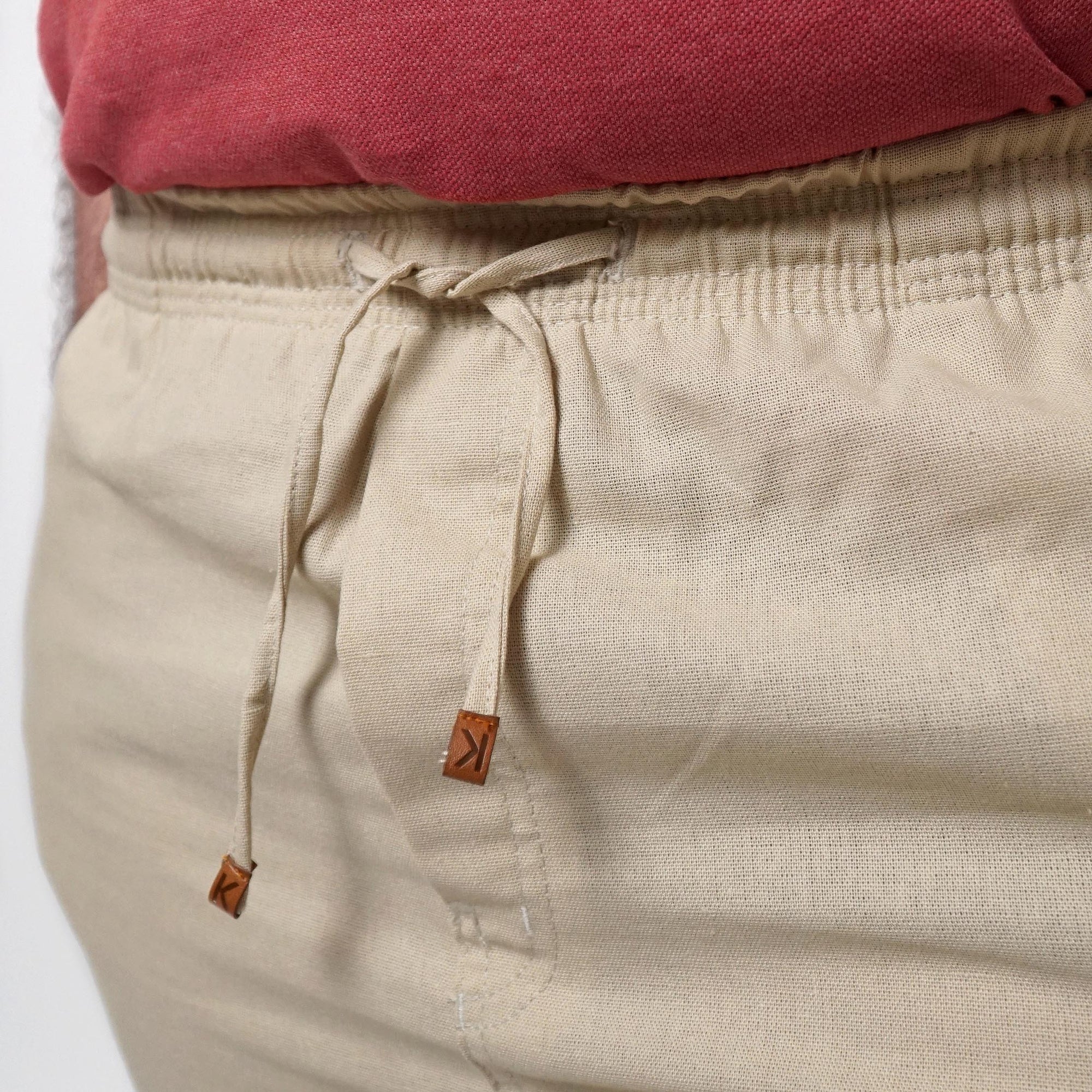 Short Masculino em Linho Liso My Size