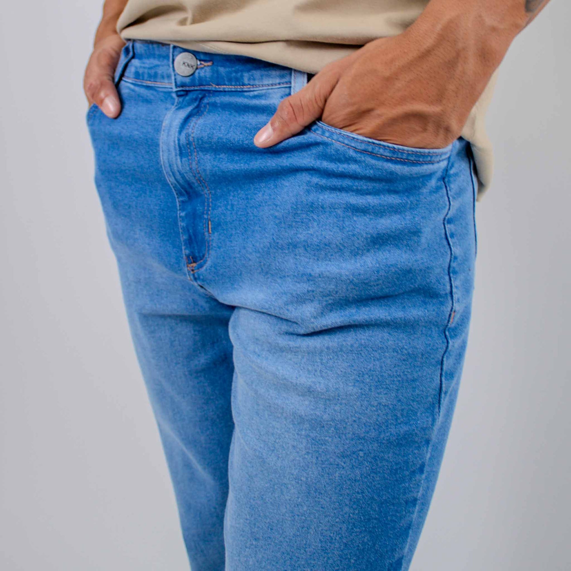 Calça Jeans Masculina Reta