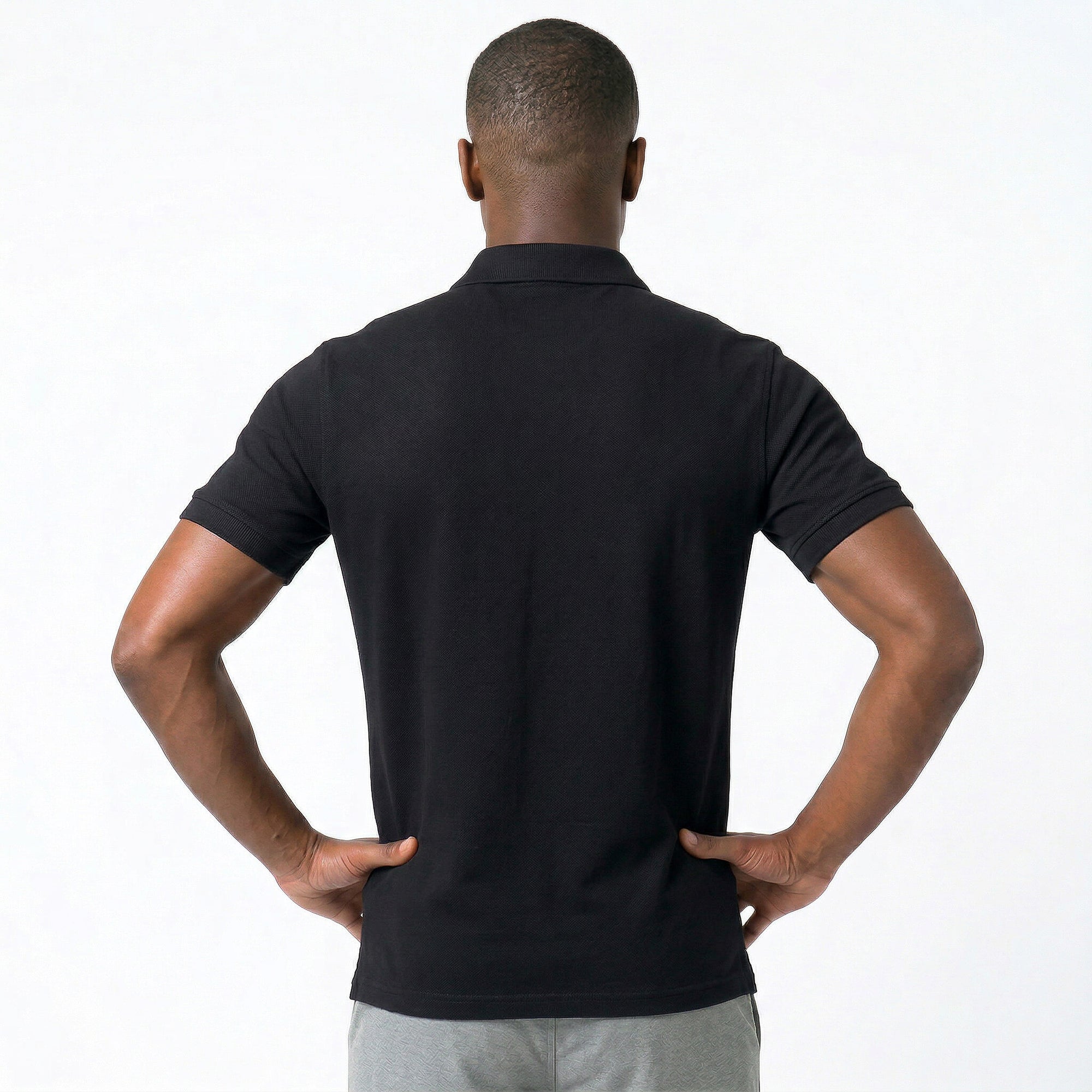 Polo Casual Gola com Zíper