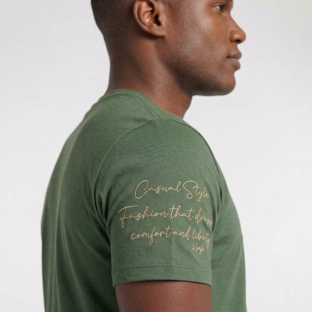 Camiseta Bordada Casual Style
