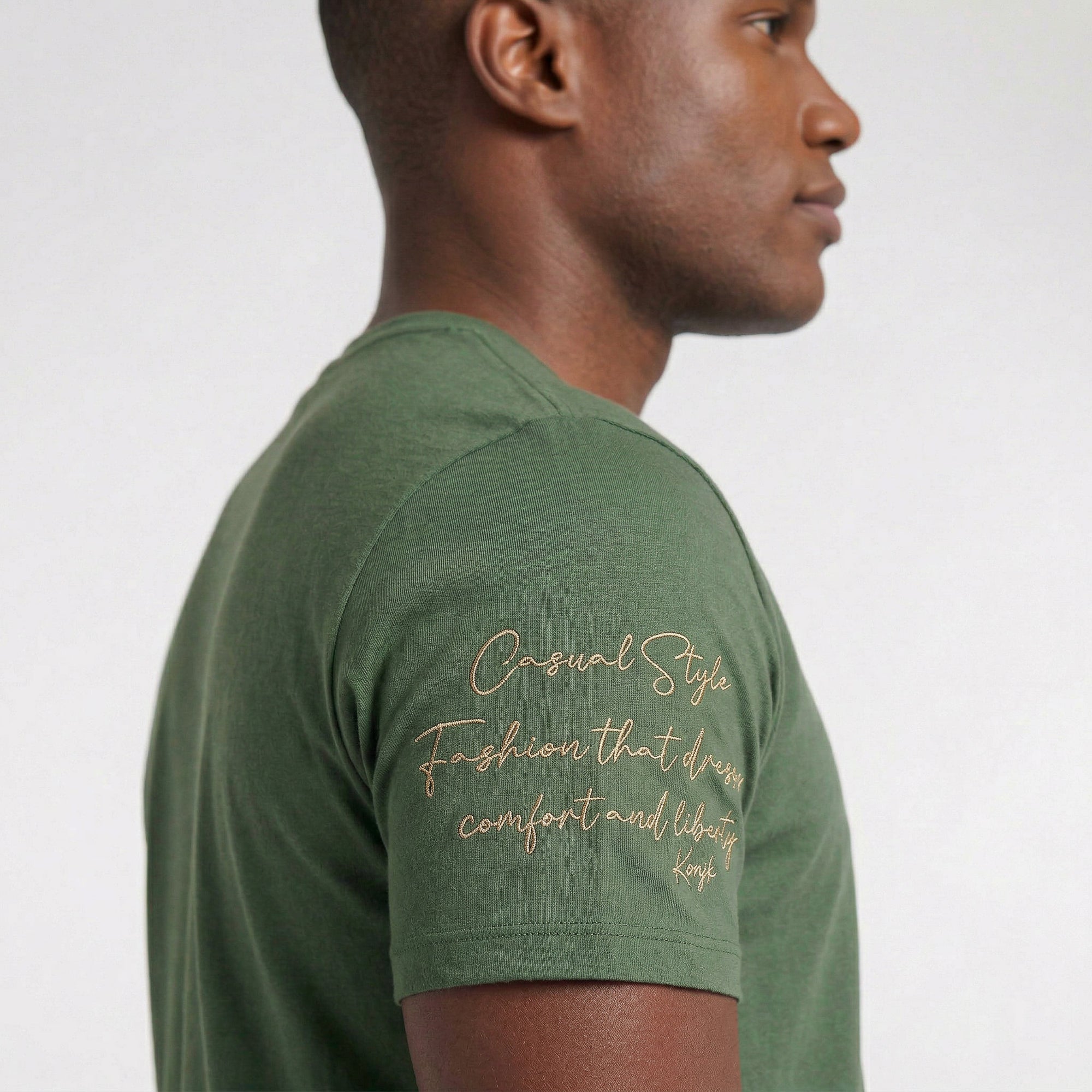 Camiseta Bordada Casual Style