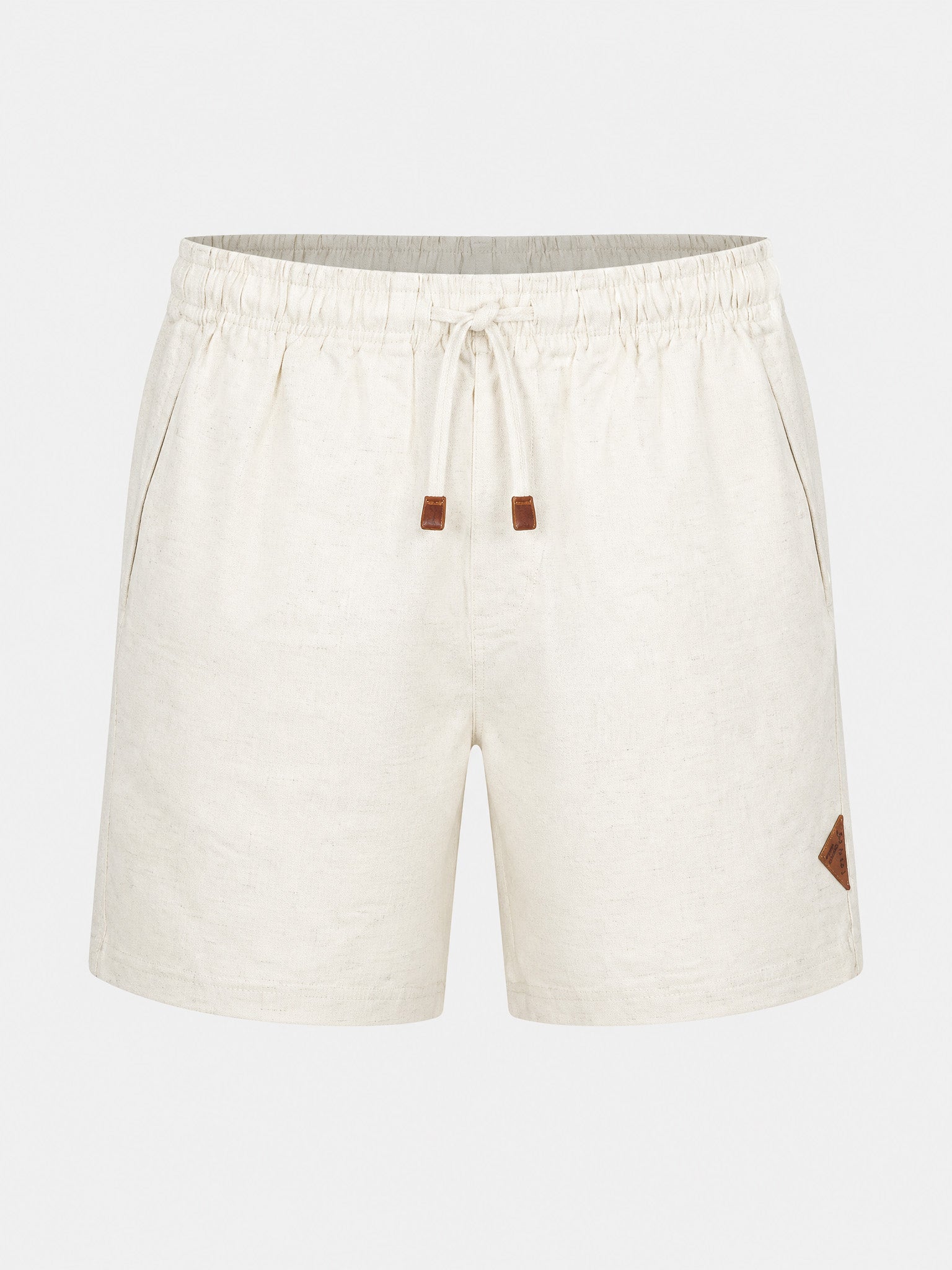Short Elástico com Linho