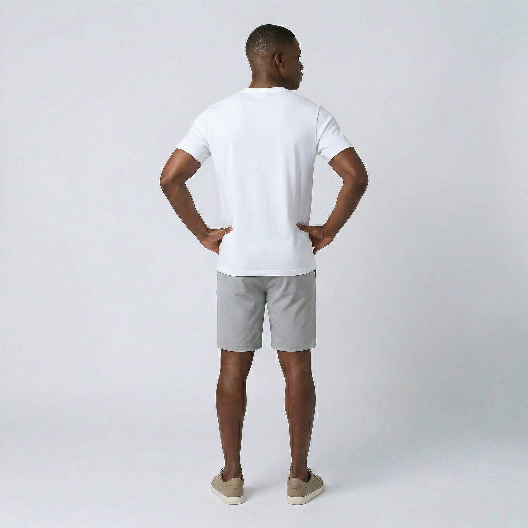 Camisa Casual com Gola V
