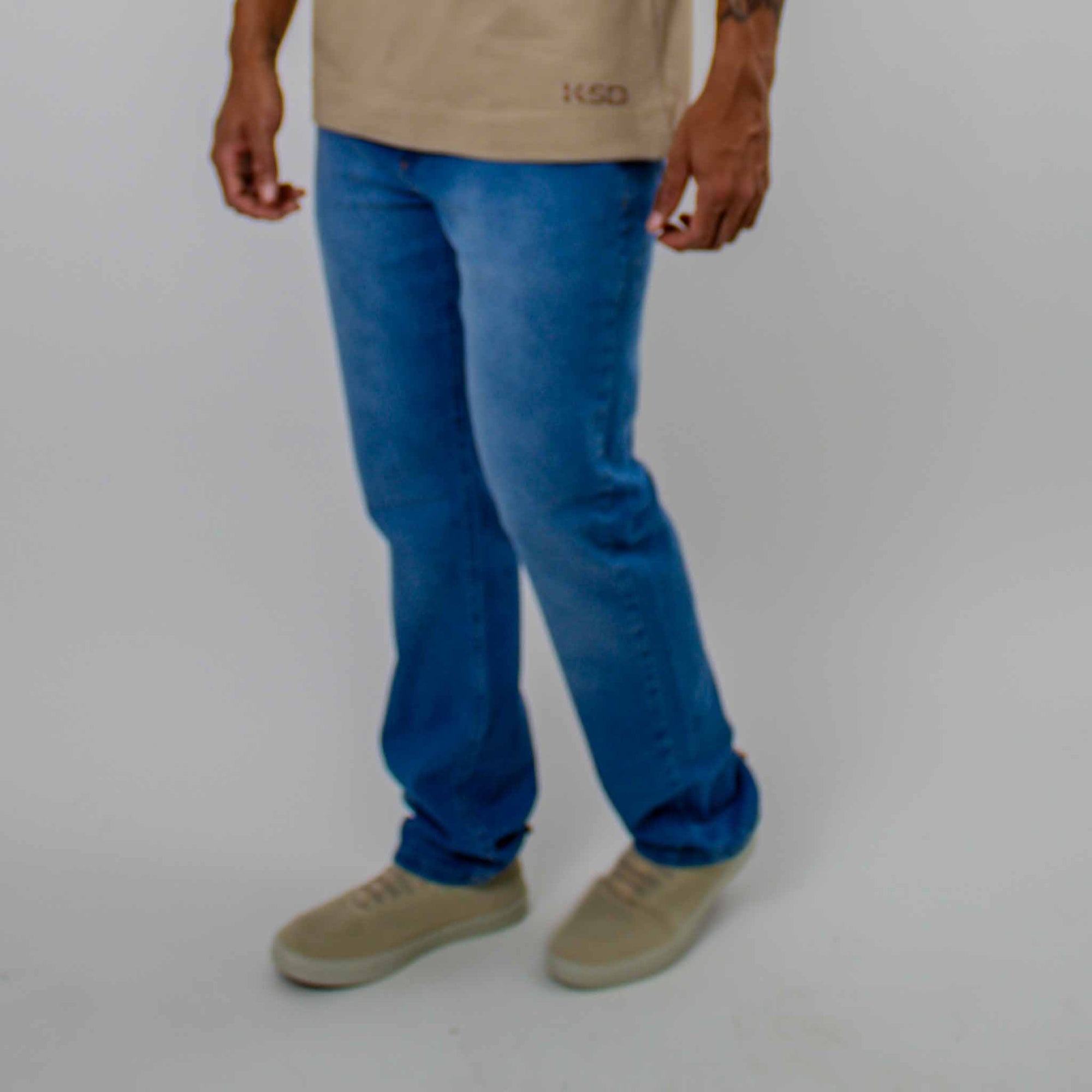 Calça Jeans Masculina Reta