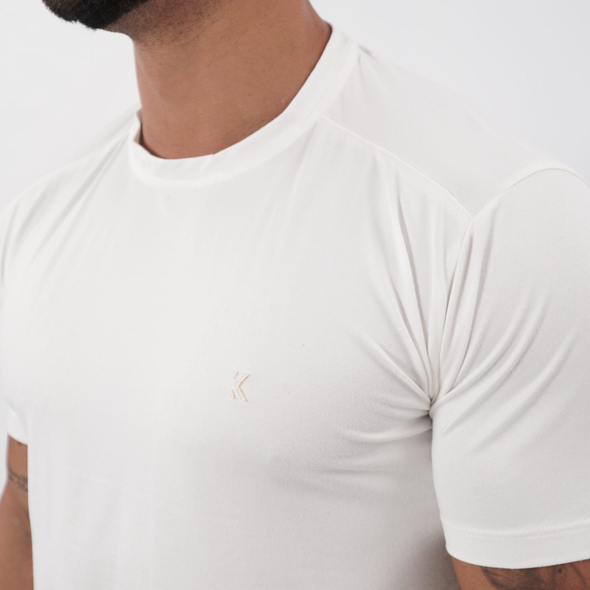 Camisa Casual Ombro Caído