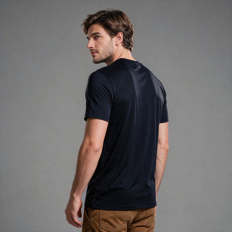 Camiseta KNK Silk Malha – Preto