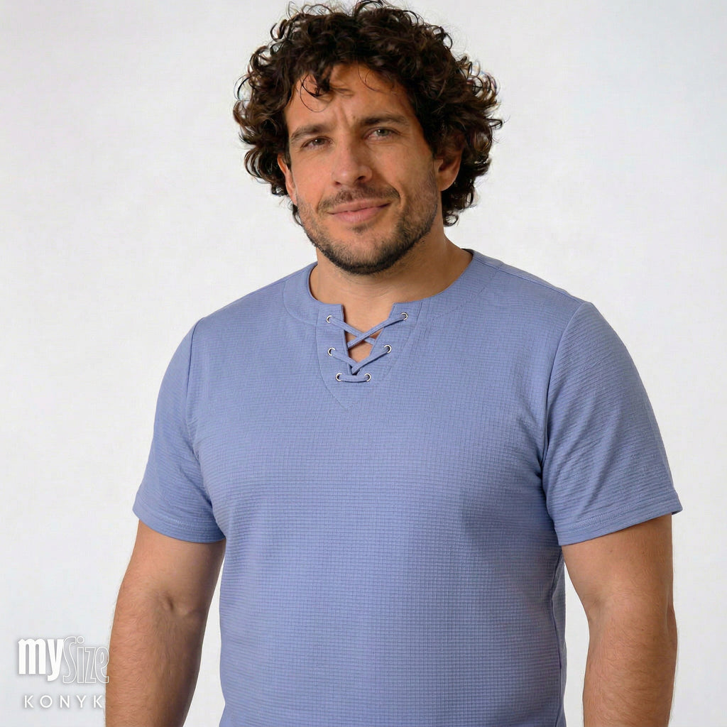 Bata Casual Malha com 6 Ilhós