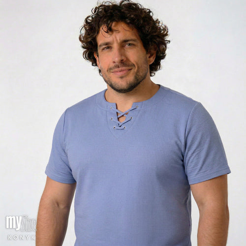 Bata Casual Malha com 6 Ilhós