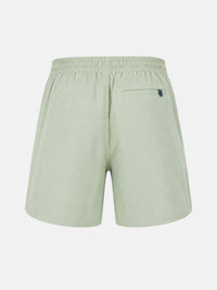 Short Elástico com Linho