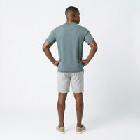Camiseta Masculina Texturizada com Zíper