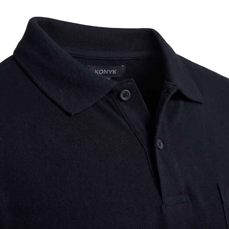 Polo Básica com Bolso – Preto