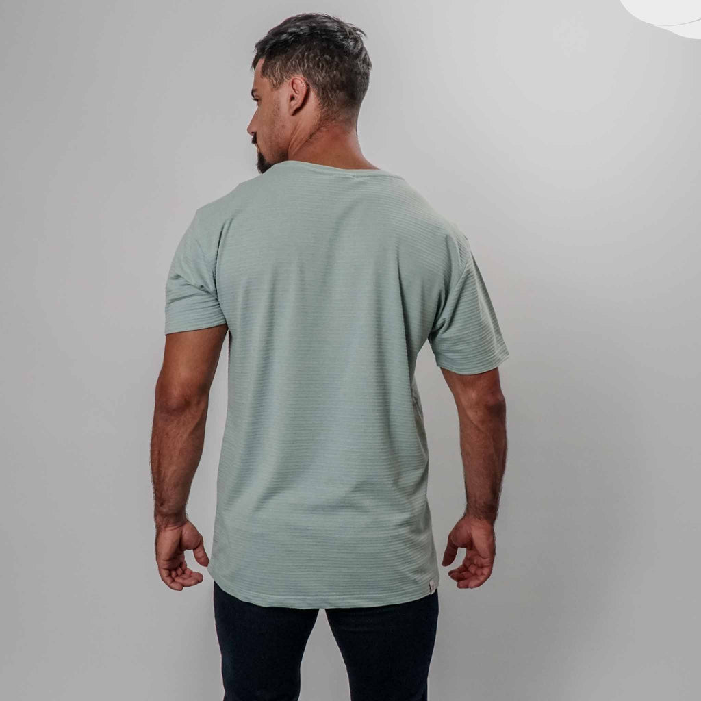 Camisa Casual com Gola Gota