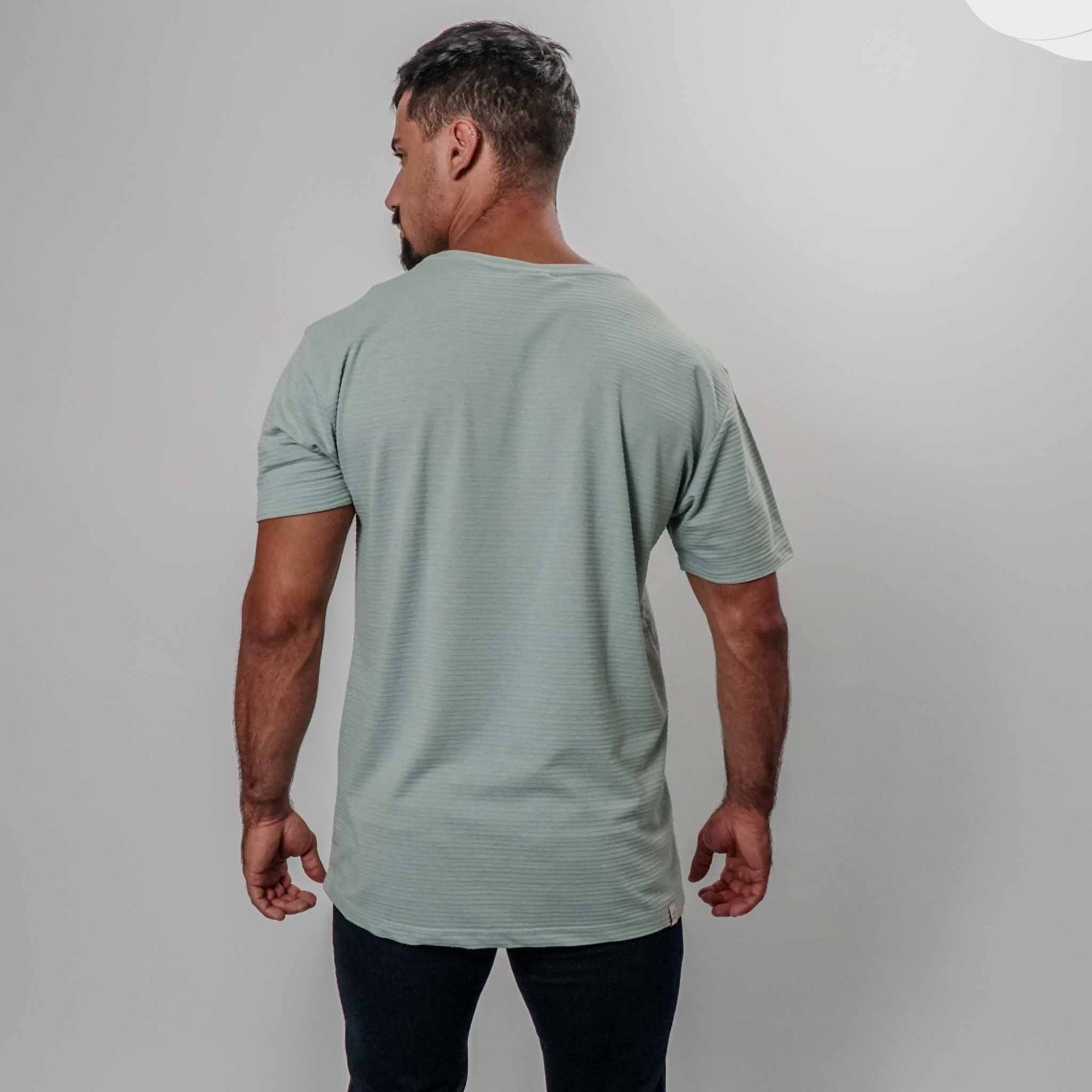 Camisa Casual com Gola Gota