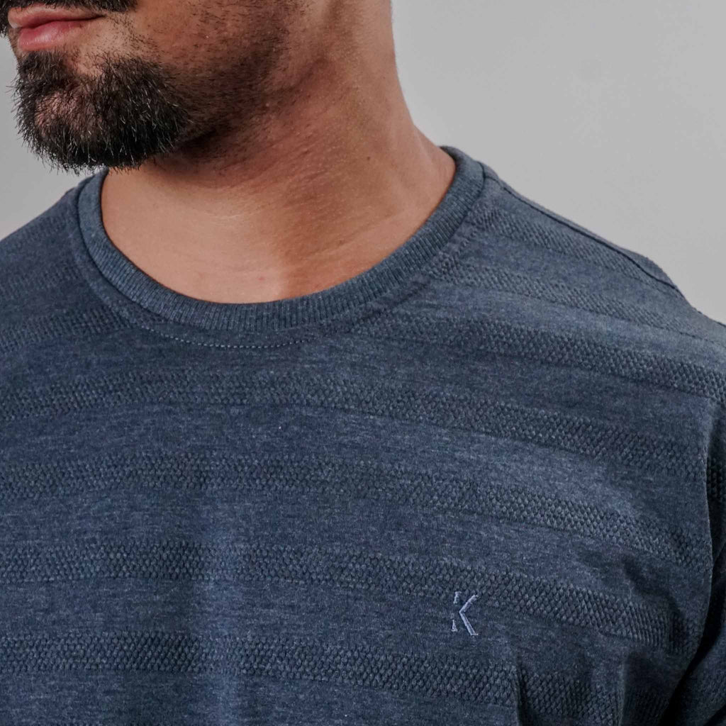 Camisa Listras Texturizadas