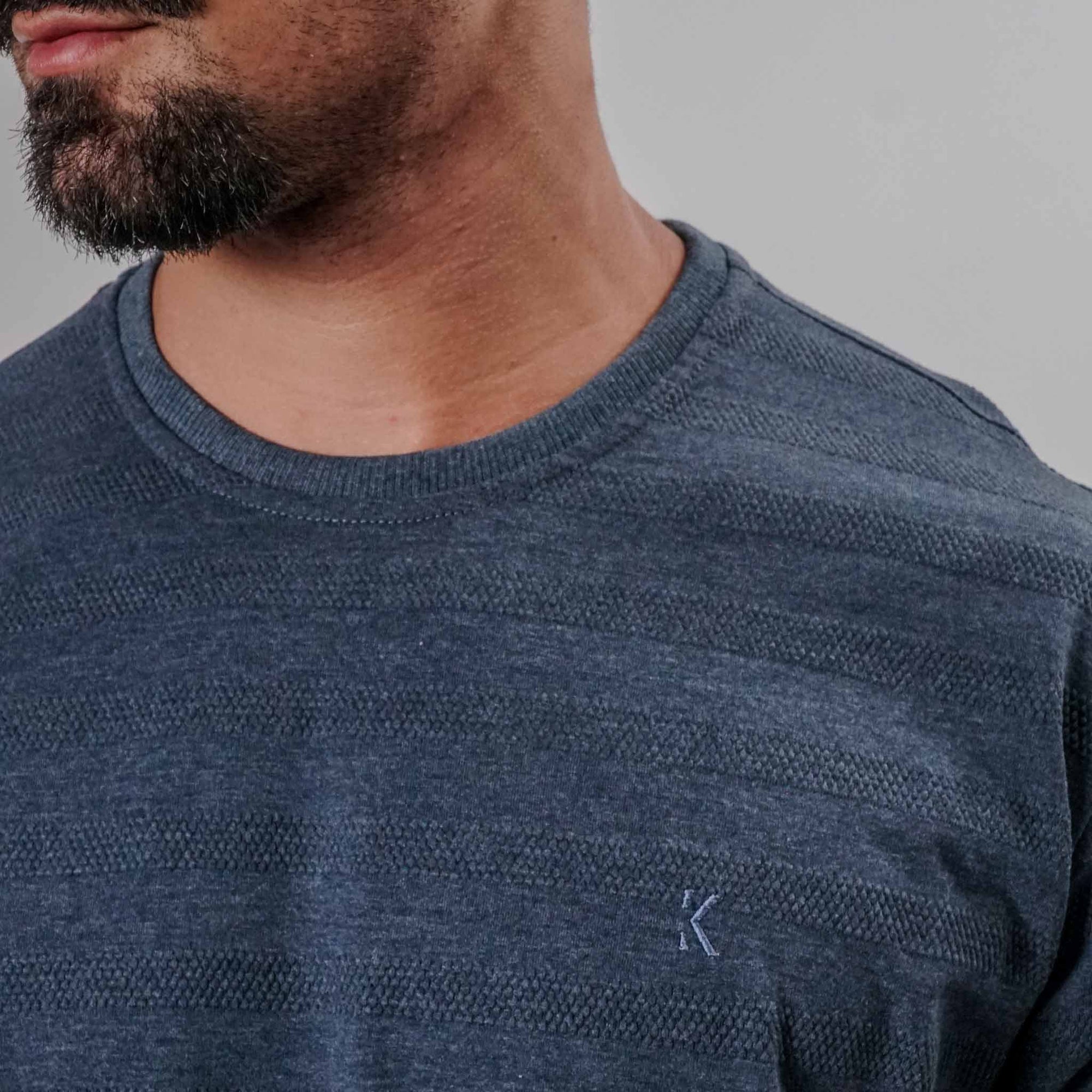 Camisa Listras Texturizadas