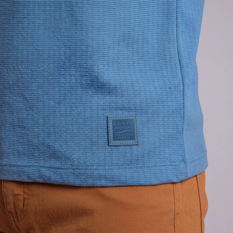 Machão Casual de Malha – Azul Claro