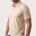 Polo sem Botões Piquet Linen Textilfio