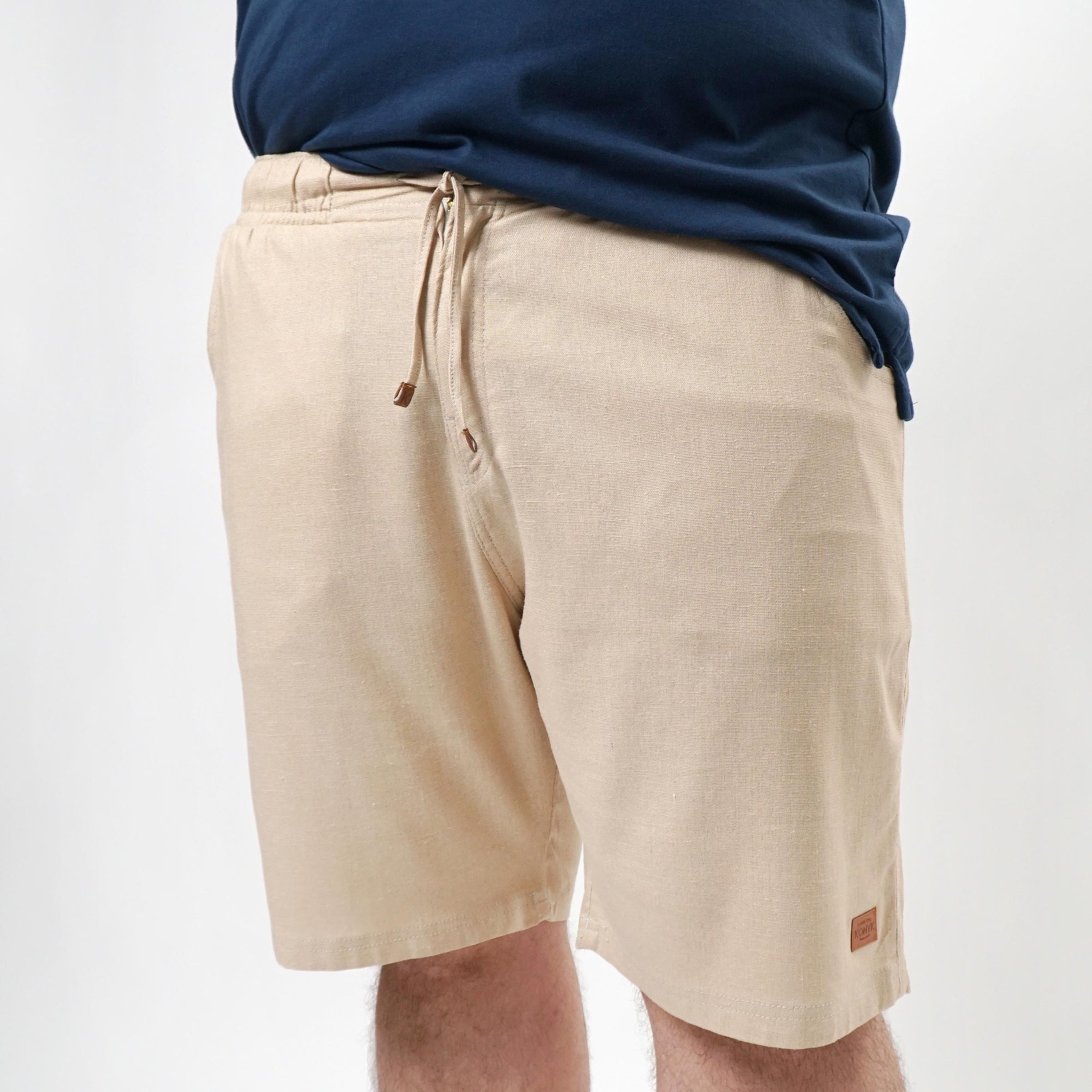 Bermuda Masculina em Linho Isla My Size