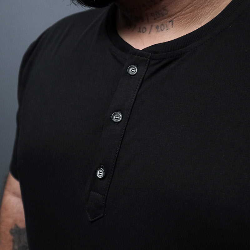 Camiseta Casual com Gola com Botões My Size