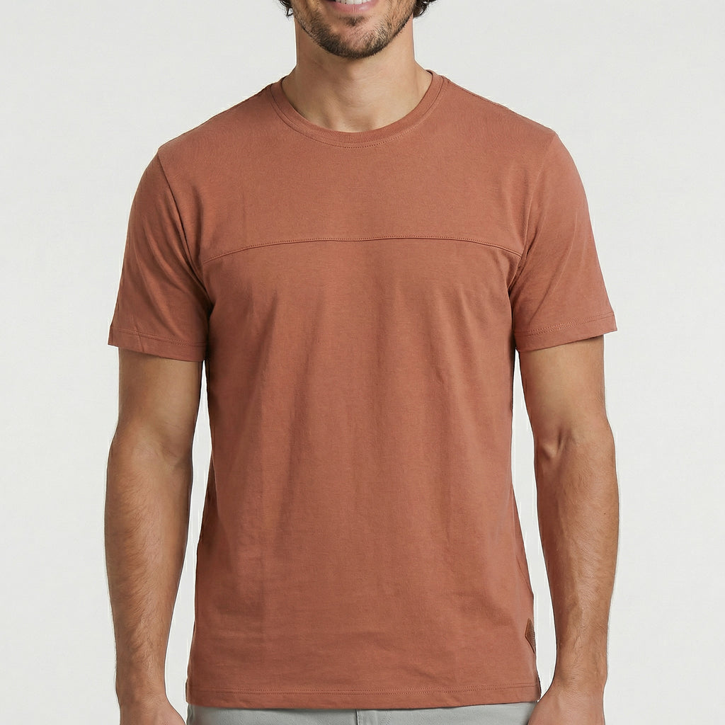 Camisa Casual com Recorte