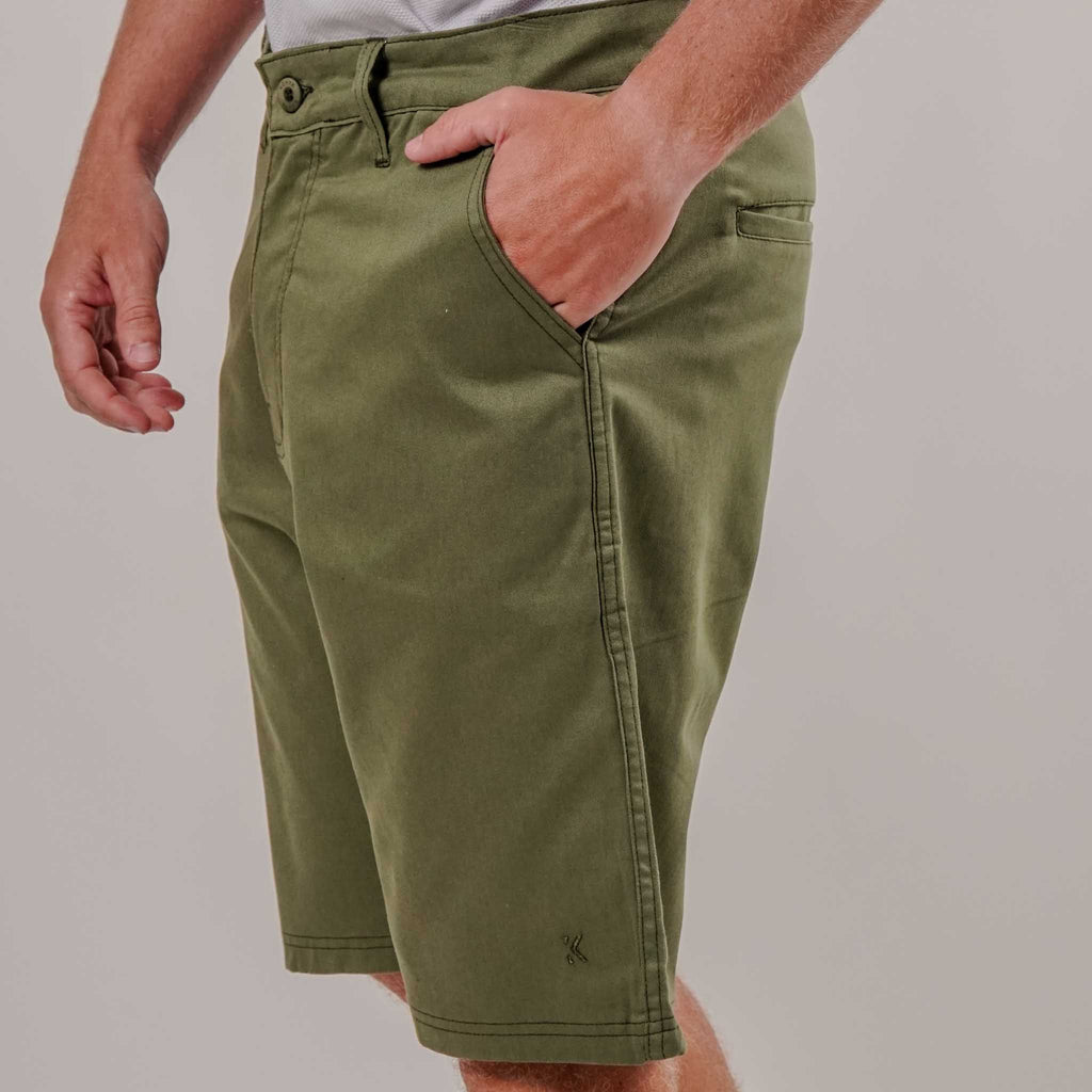Bermuda de Algodão Casual Cós